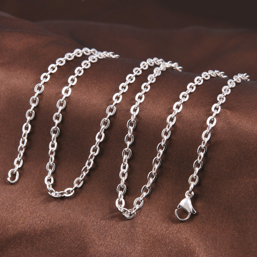 30" Silver-Plated Chain