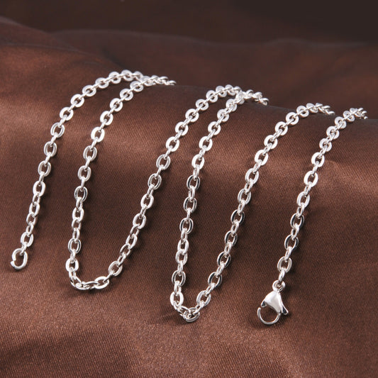 30" Silver-Plated Chain